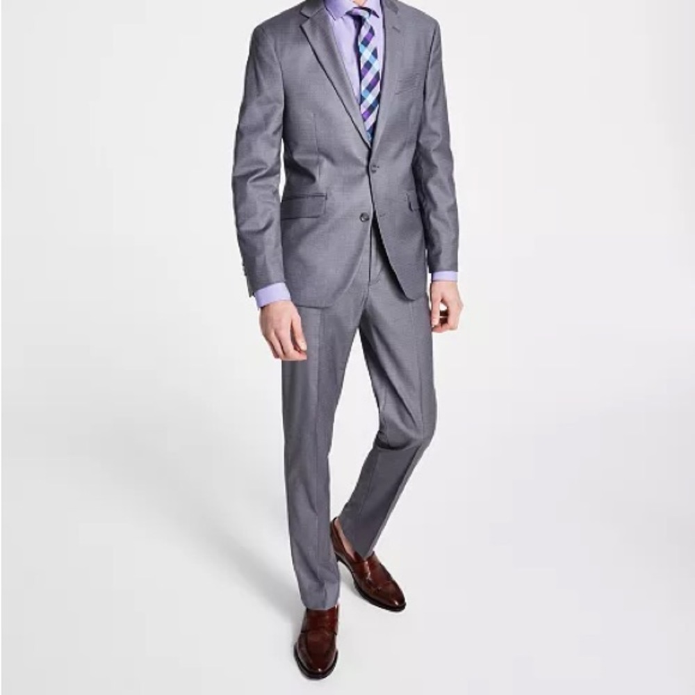 Kenneth Cole Reaction Men's Techni-Cole Slim-Fit Suit
